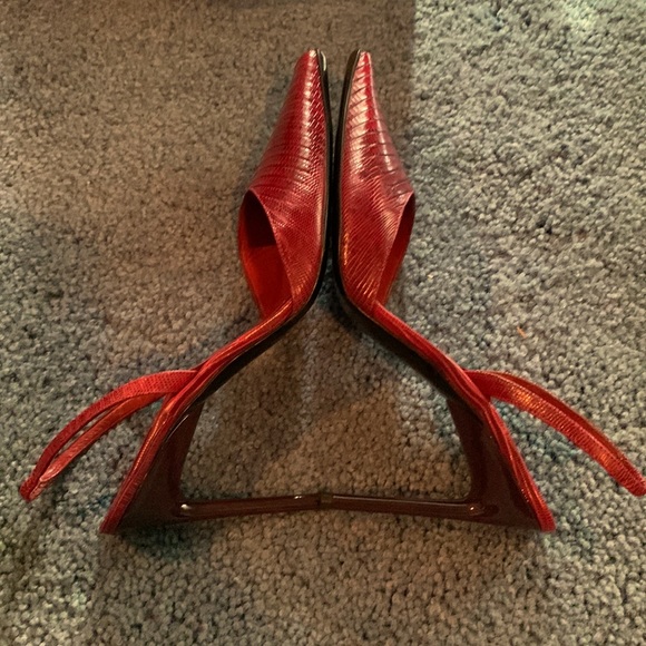 Casadei Tejus King Sangria Heels - Picture 5 of 10